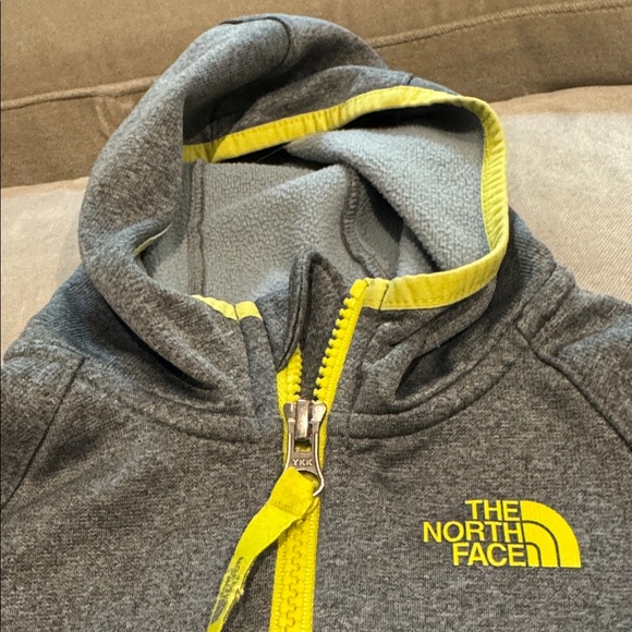 The North Face Charcoal and Lemon Hoodie - Picture 1 of 3